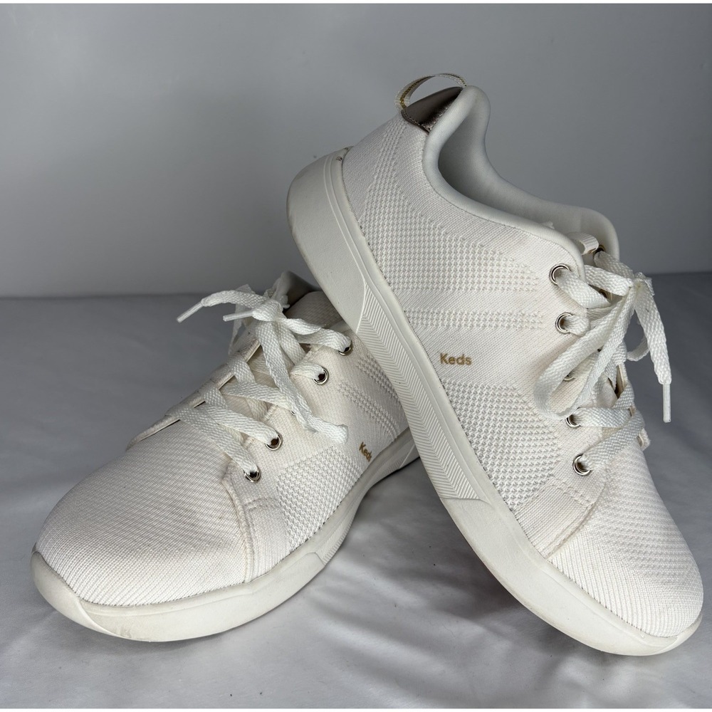 Keds BlissWalk Knit Sneakers Women's US 8 Oatmeal Minimalist Athletic Inspired